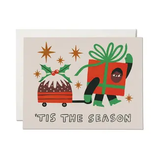 Red Cap Cards Red Cap Christmas Panettone Card