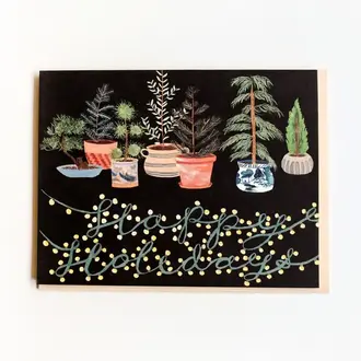 Small Adventure Small Adventure Potted Evergreens Card