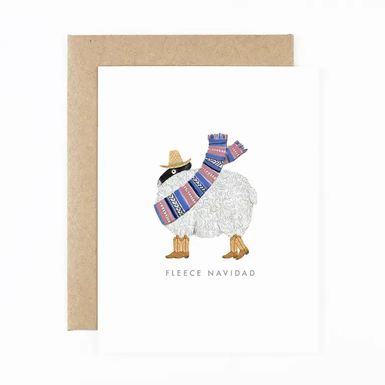 Dear Hancock Dear Hancock Fleece Navidad Card