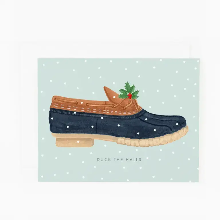 Dear Hancock Dear Hancock Duck The Halls Card  S/6