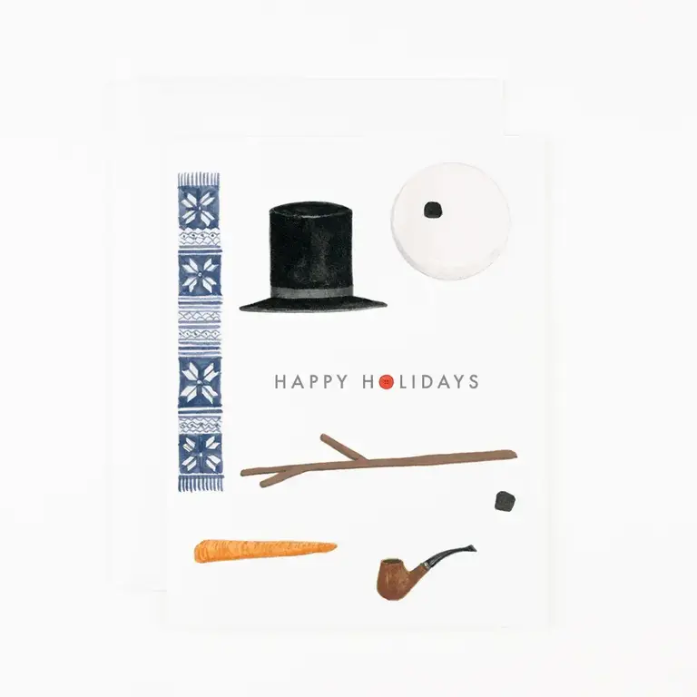 Dear Hancock Dear Hancock Deconstructed Snowman Card  S/6