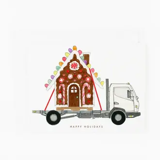 Dear Hancock Dear Hancock Gingerbread Truck Card