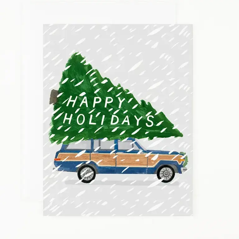 Dear Hancock Dear Hancock Holiday Wagoneer Card