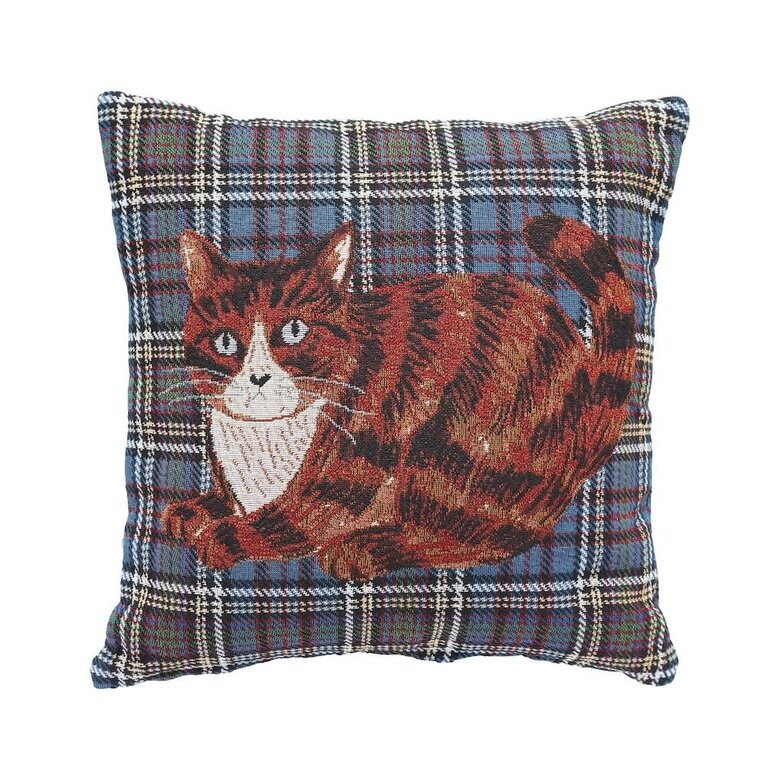 Hachi Japan Miyuki Matsuo Jacquard Cushion Cover Maron 45cm