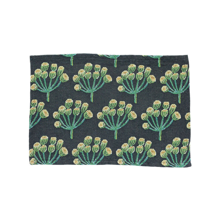 Hachi Japan Miyuki Matsuo Woven Jacquard Table Mat Mimosa 45x32.5cm