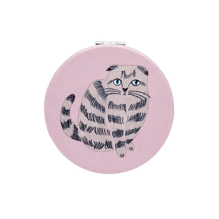 Hachi Japan Matsuo Miyuki Cat Pocket Mirror Stella