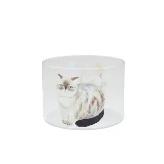 Miyuki Matsuo Heat Resistant Cat Tumbler (Short) Perle