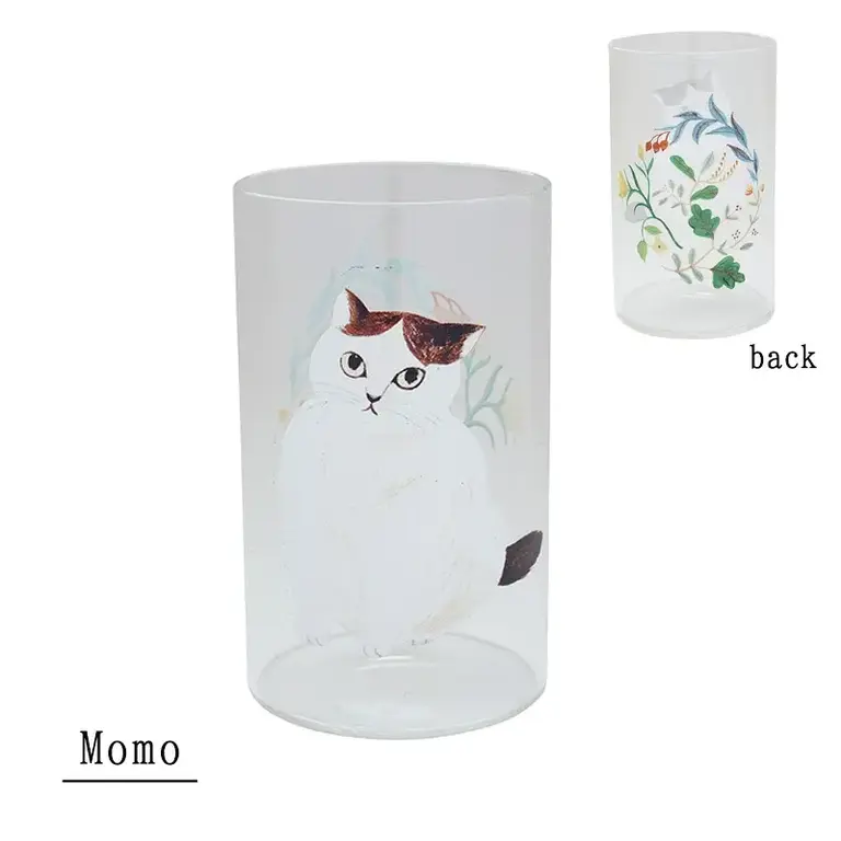 Miyuki Matsuo Heat Resistant Cat Tumbler (Tall) Momo