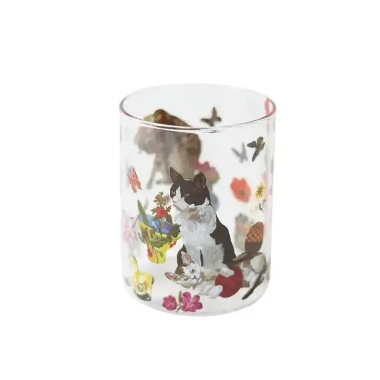 Nathalie Lete Heat Resistant Tall Tumbler Cats
