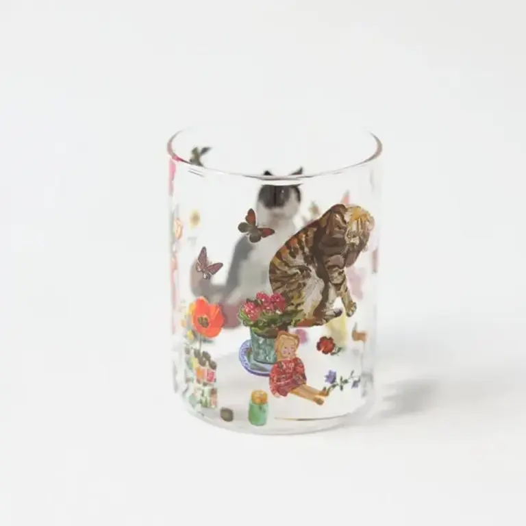 Nathalie Lete Heat Resistant Tall Tumbler Cats