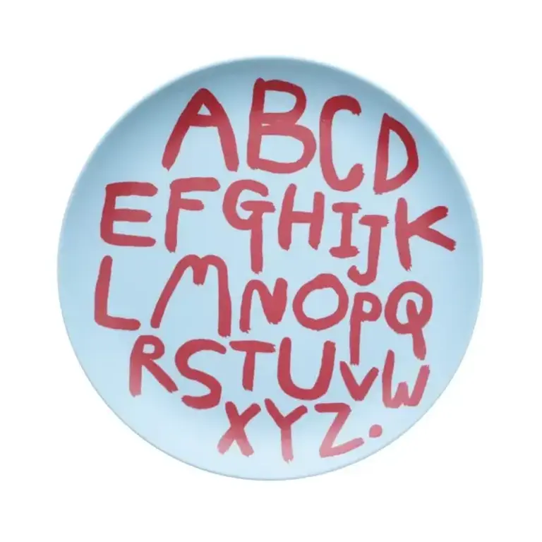 Hachi Japan Sesame Japan Bamboo Plate Alphabet