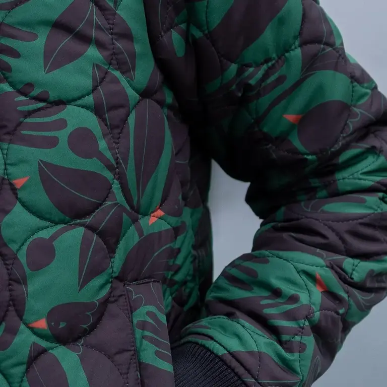 Danefae Danecando Thermal Winter Jacket Dark Pine Bird
