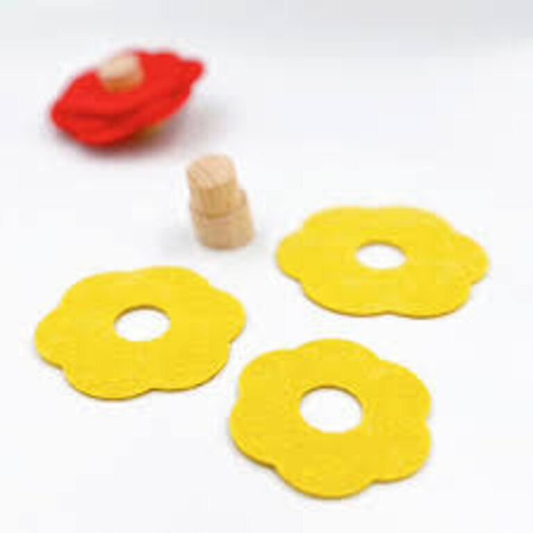 Sunaolab Sunaolab Flower Coaster Set/3
