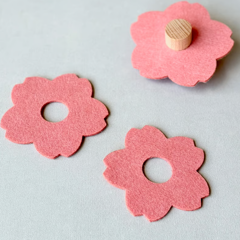 Sunaolab Sunaolab Flower Coaster Set/3