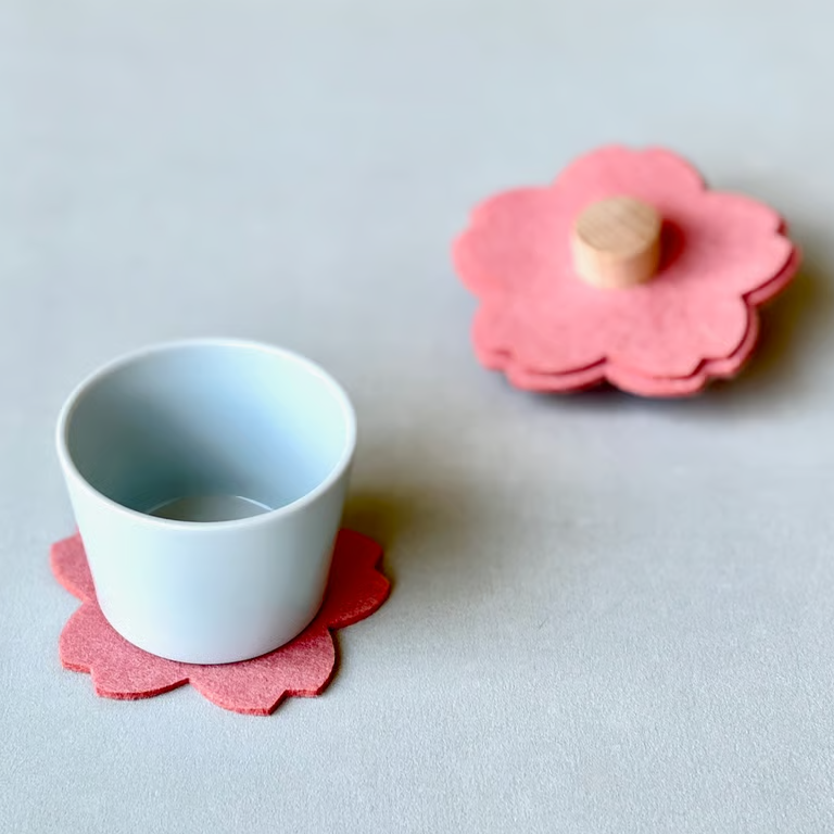 Sunaolab Sunaolab Flower Coaster Set/3