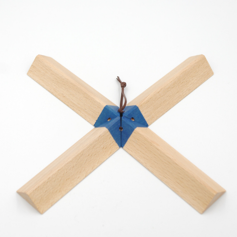 Sunaolab Sunaolab Handcrafted  House Trivet Beech / Colour