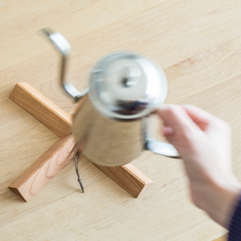 Sunaolab Sunaolab Handcrafted House Trivet Wood