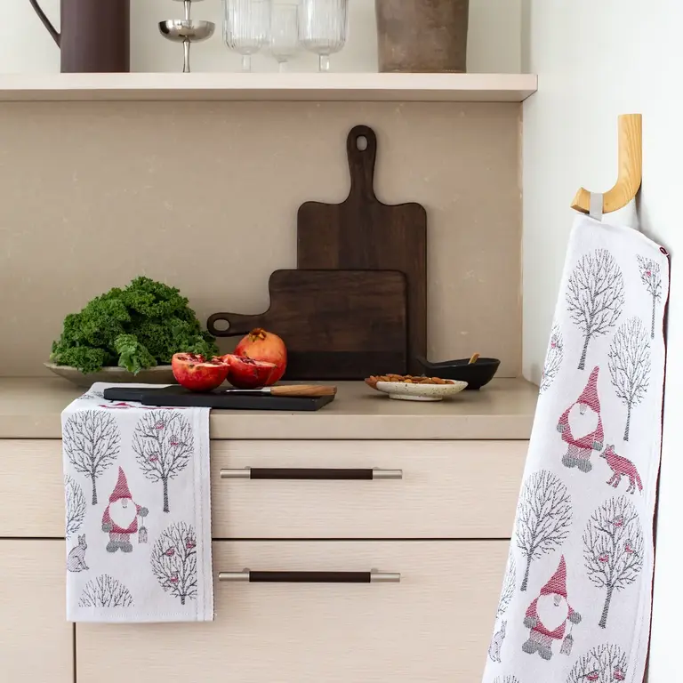 Ekelund Ekelund Tomteliv Heritage Woven Tea Towel 35x50cm