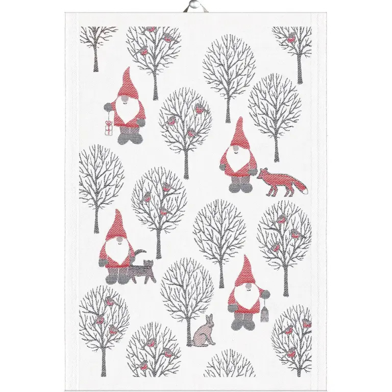Ekelund Ekelund Tomteliv Heritage Woven Tea Towel 35x50cm