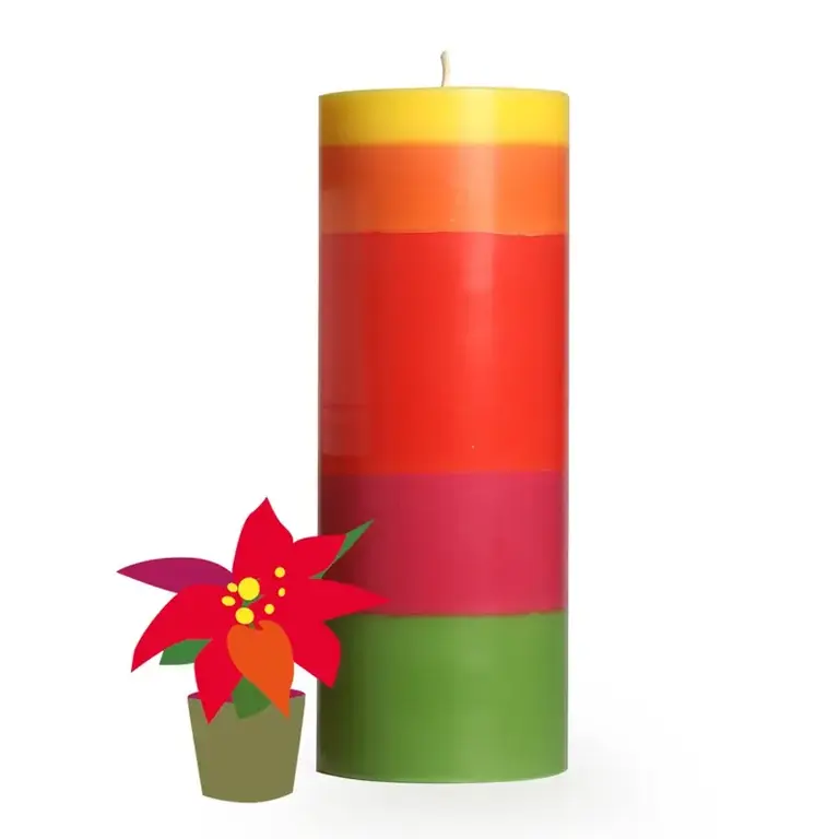 Not The Girl NTG  Pillar Candle Frohes Fest