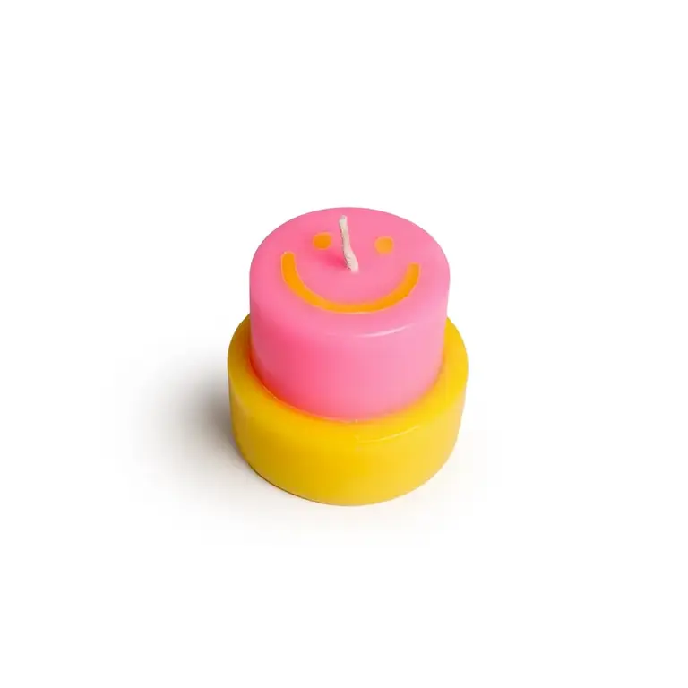 Not The Girl NTG Happy Candle Neon Pink (Sm)