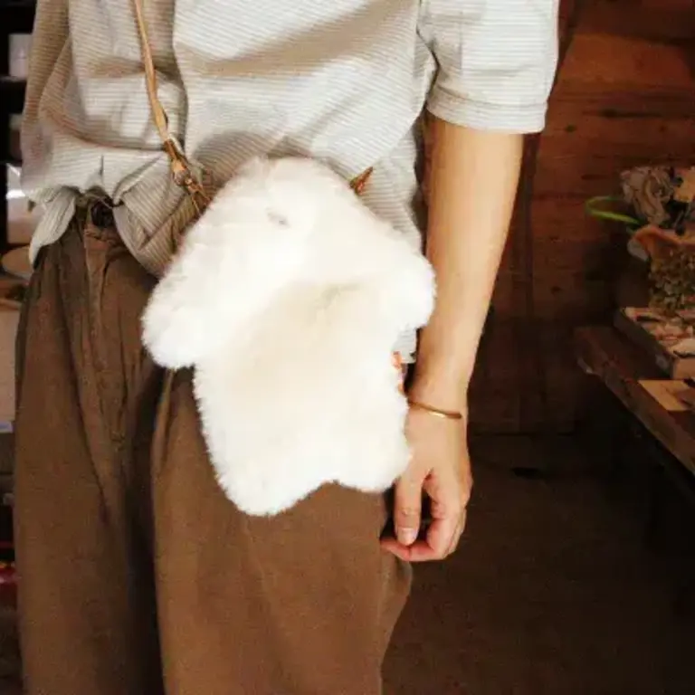 Creative Co Creative Co. Fluffy Yeti Shoulder Pouch