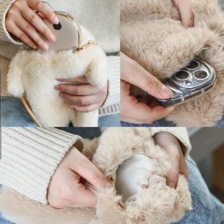 Creative Co Creative Co. Fluffy Yeti Shoulder Pouch