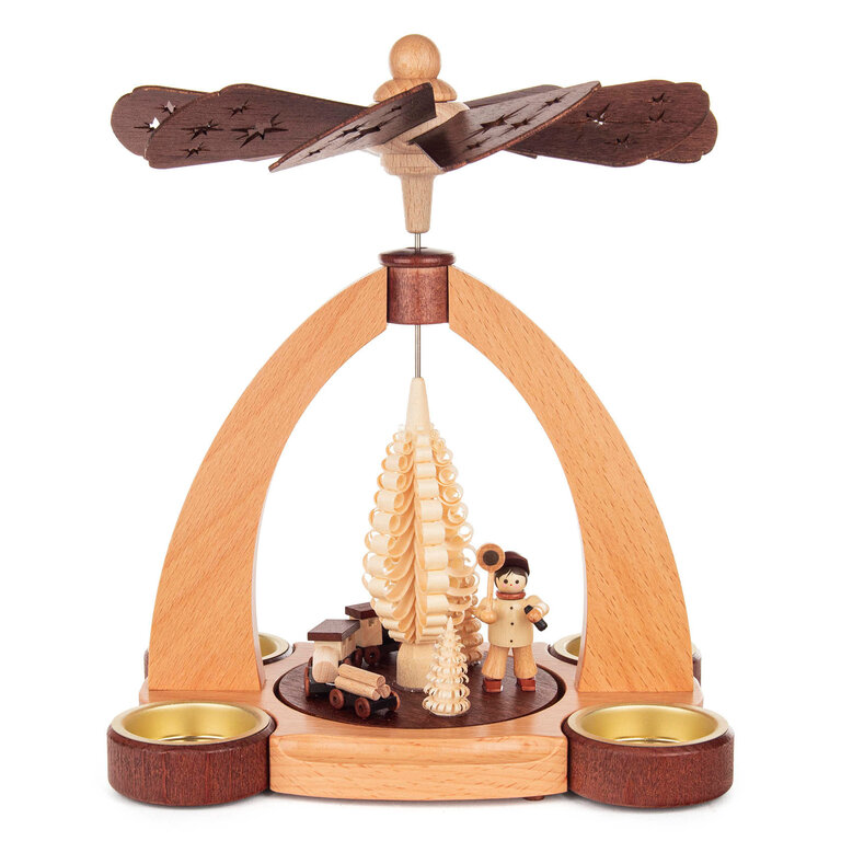 DS German Pyramid Train Tealight