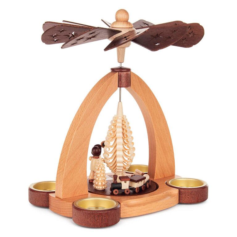 DS German Pyramid Train Tealight