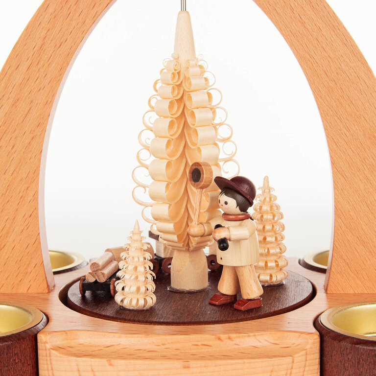 DS German Pyramid Train Tealight