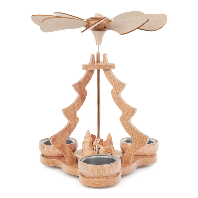 DS German Pyramid Deer Tealight