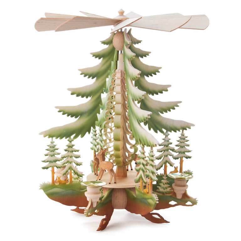 DS German Pyramid Tree w Deer Large