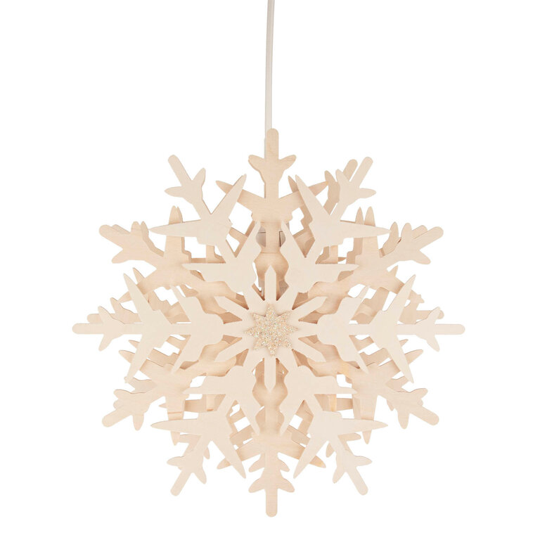 DS German Wooden Window Snowflake v 1 (Electric)