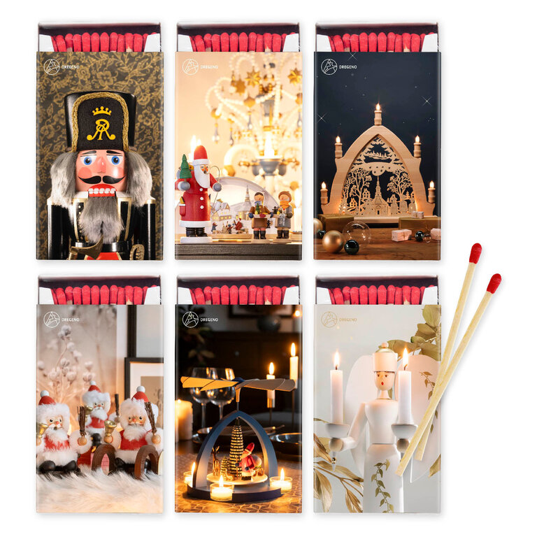 DS Large German Holiday Matches (Assorted)