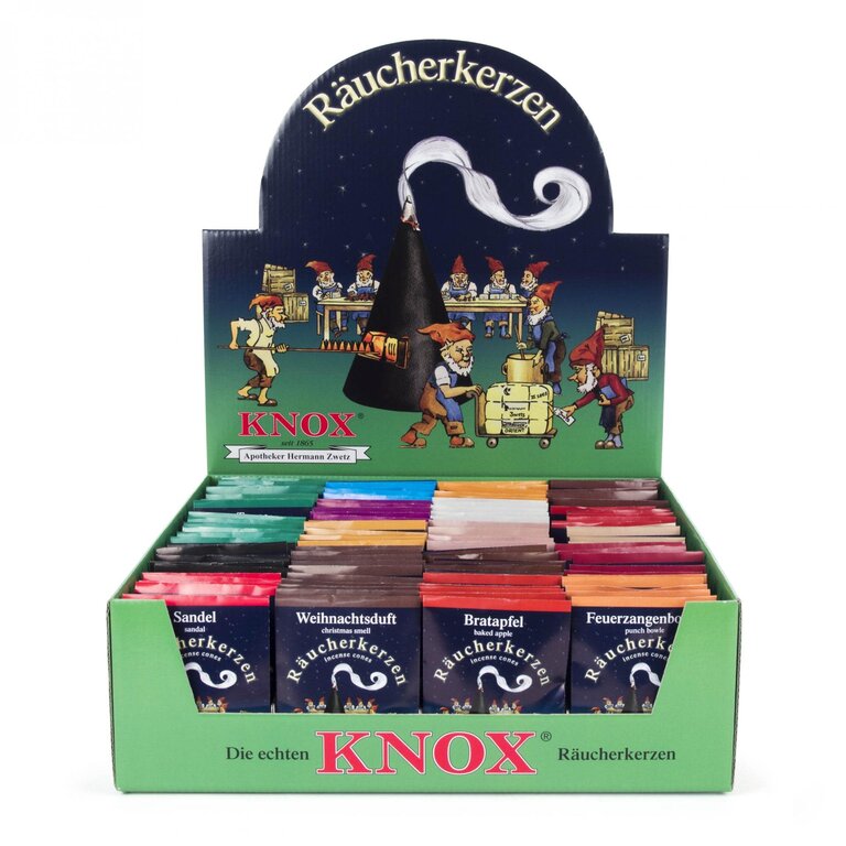 DS Knox Incense Cones- Set/5 - Assorted Scents