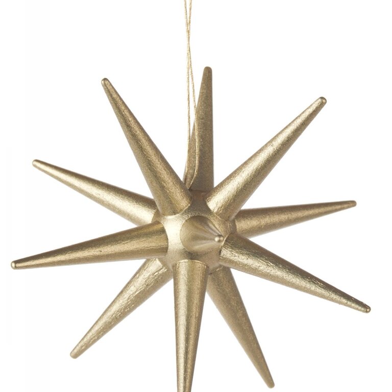 DS German Star Ornament - Gold