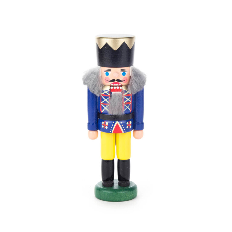 DS German Nutcracker King Blue 14cm