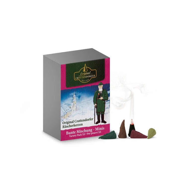 DS German Mini Size Incense Cones Box 24 (Assorted Scents)
