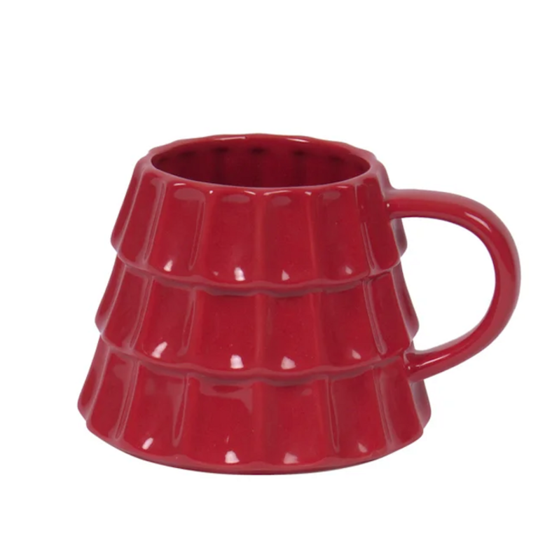 Harman Ceramic Tree Mug Red