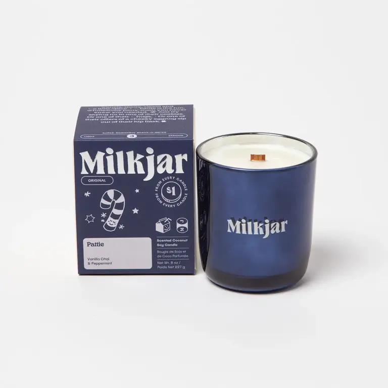 Milk Jar Candle Co Milk Jar Pattie 8oz Candle