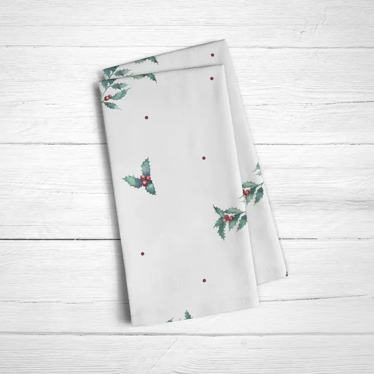 SGH SGH Cotton Napkins S/2 - Holly White