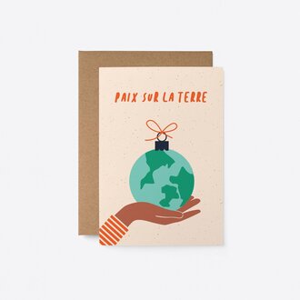 Paper E Clips PEC - Paix Sur La Terre Card