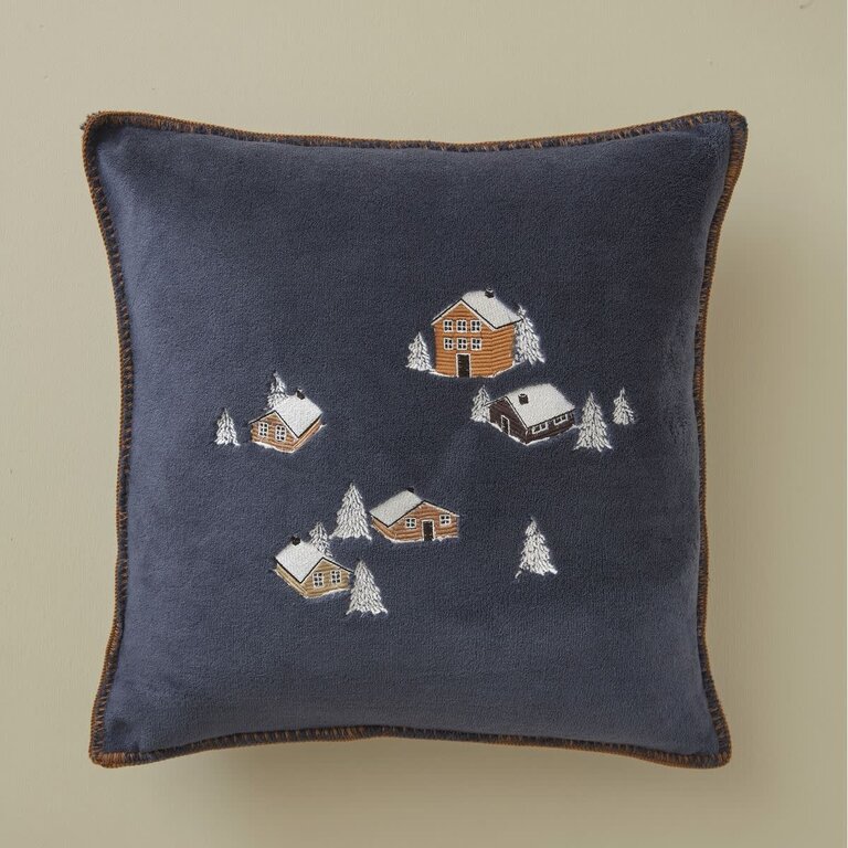 Sylvie Thiriez Sylvie Thiriez Au Coeur De La Vallée Cushion Blue 45cm (w. insert)