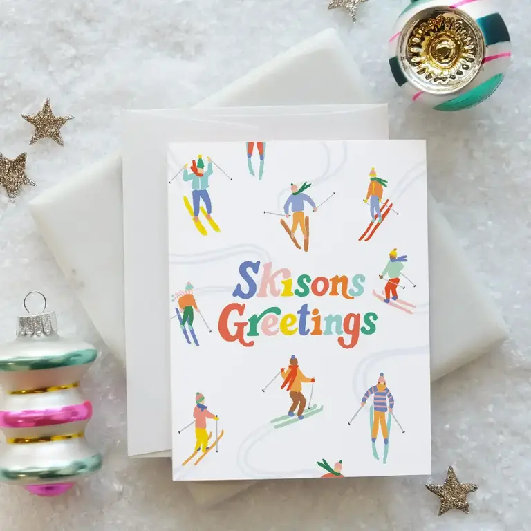 Idlewild Co. Idle Wild - Skisons Greeting Card Boxed - S/8