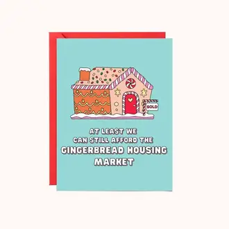 Paper E Clips PEC - Gingerbread Housing Market Card