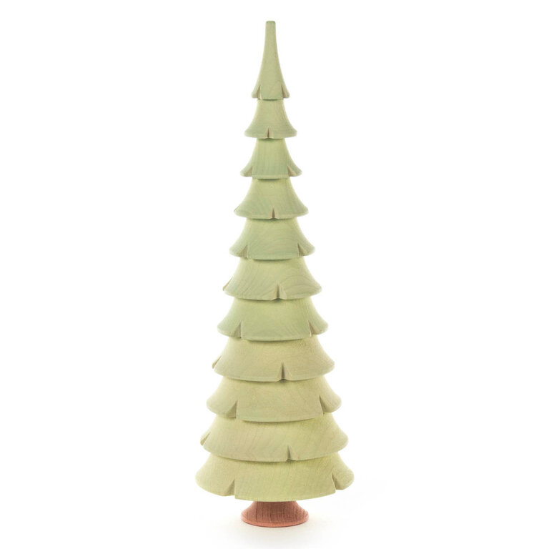 DS German Wooden Turned Tree Light Green 21 cm