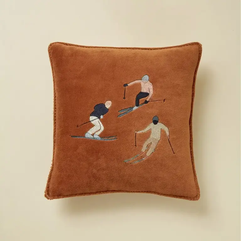 Sylvie Thiriez Sylvie Thiriez Après Ski Cushion Caramel  45cm (w. insert)