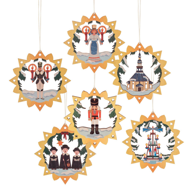 DS German Tree Ornament  Assorted Motifs