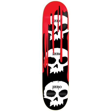 Zero 3 Skulls With Blood Deck Black