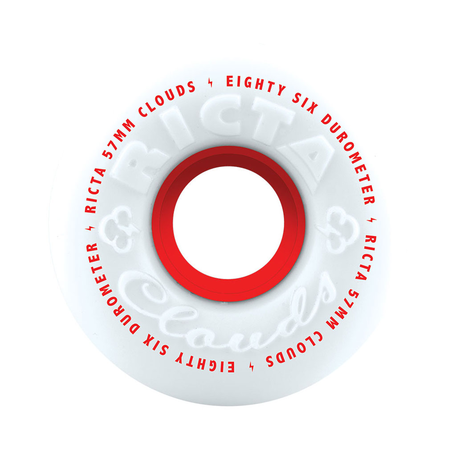 Ricta Clouds Wheels 86A White/Red